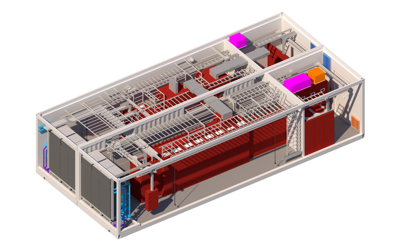 Prefabricated Data Center LV POD